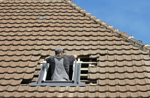 Pose de velux - Muespach